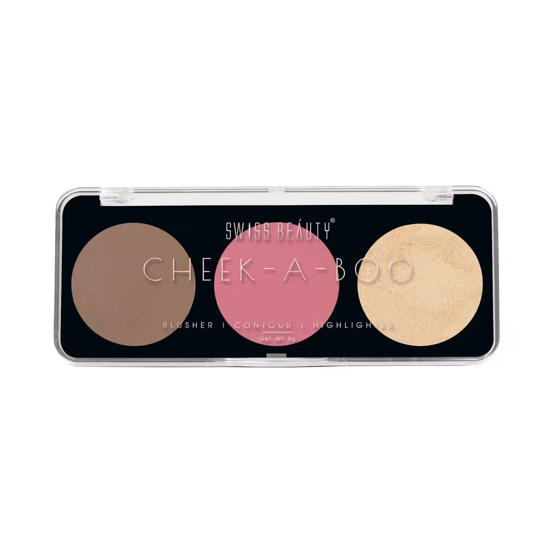 Swiss Beauty Blusher & Highlighter Palette - 03 (8 g)