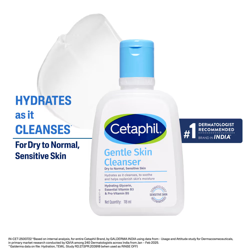 Cetaphil Gentle Skin Cleanser (Dry To Normal, Sensitive )