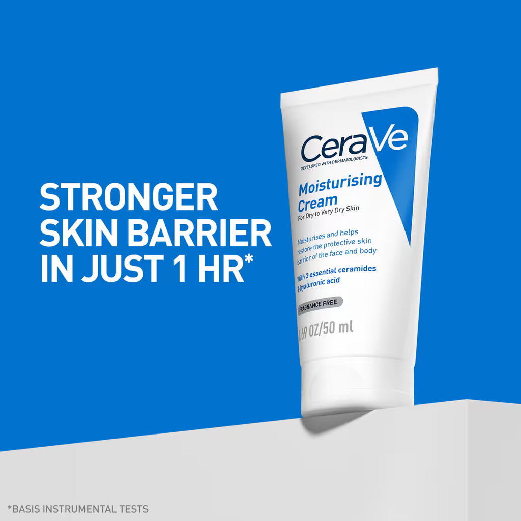 CeraVe Moisturizer Cream For Dry Skin & Barrier Repair (50 ml)