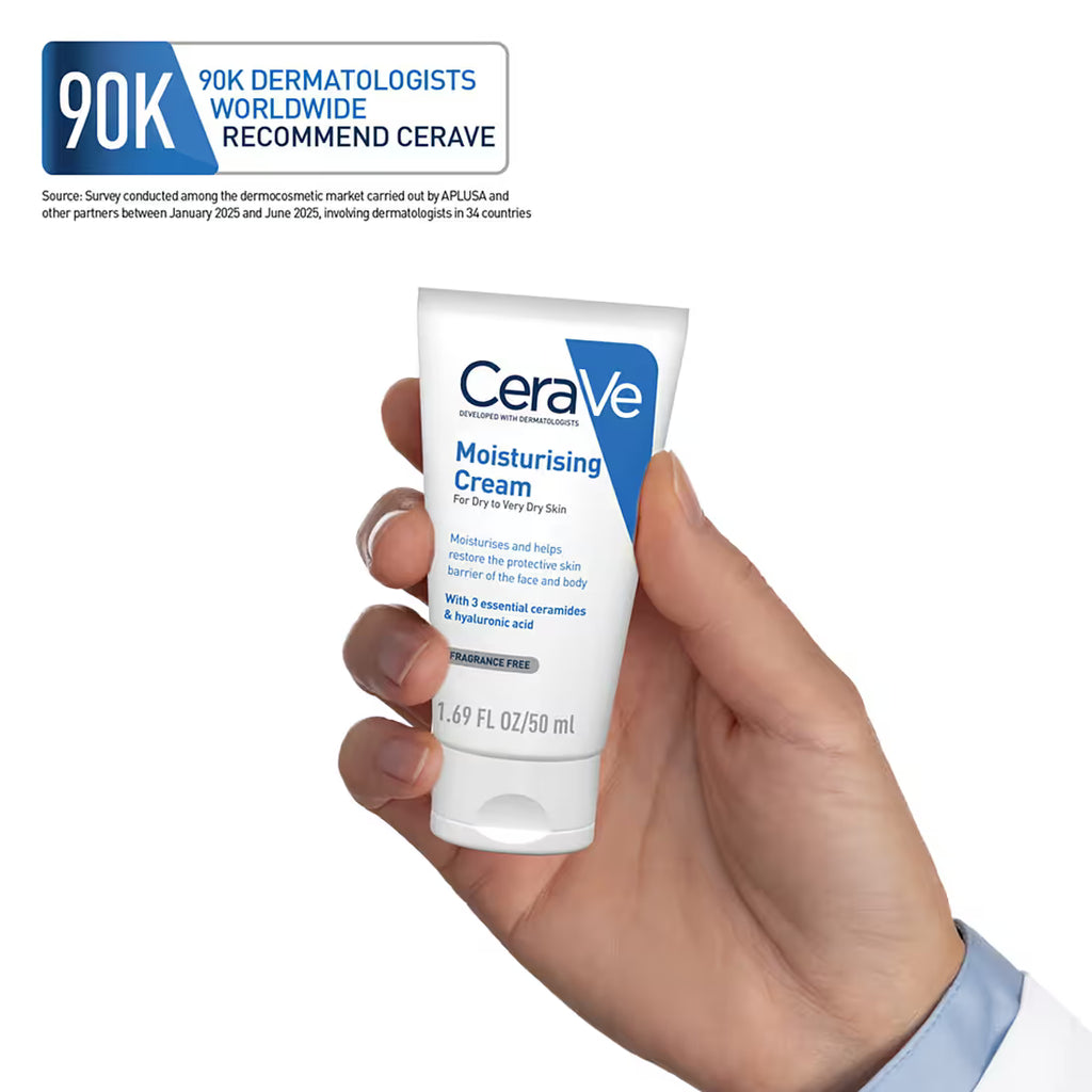 CeraVe Moisturizer Cream For Dry Skin & Barrier Repair (50 ml)