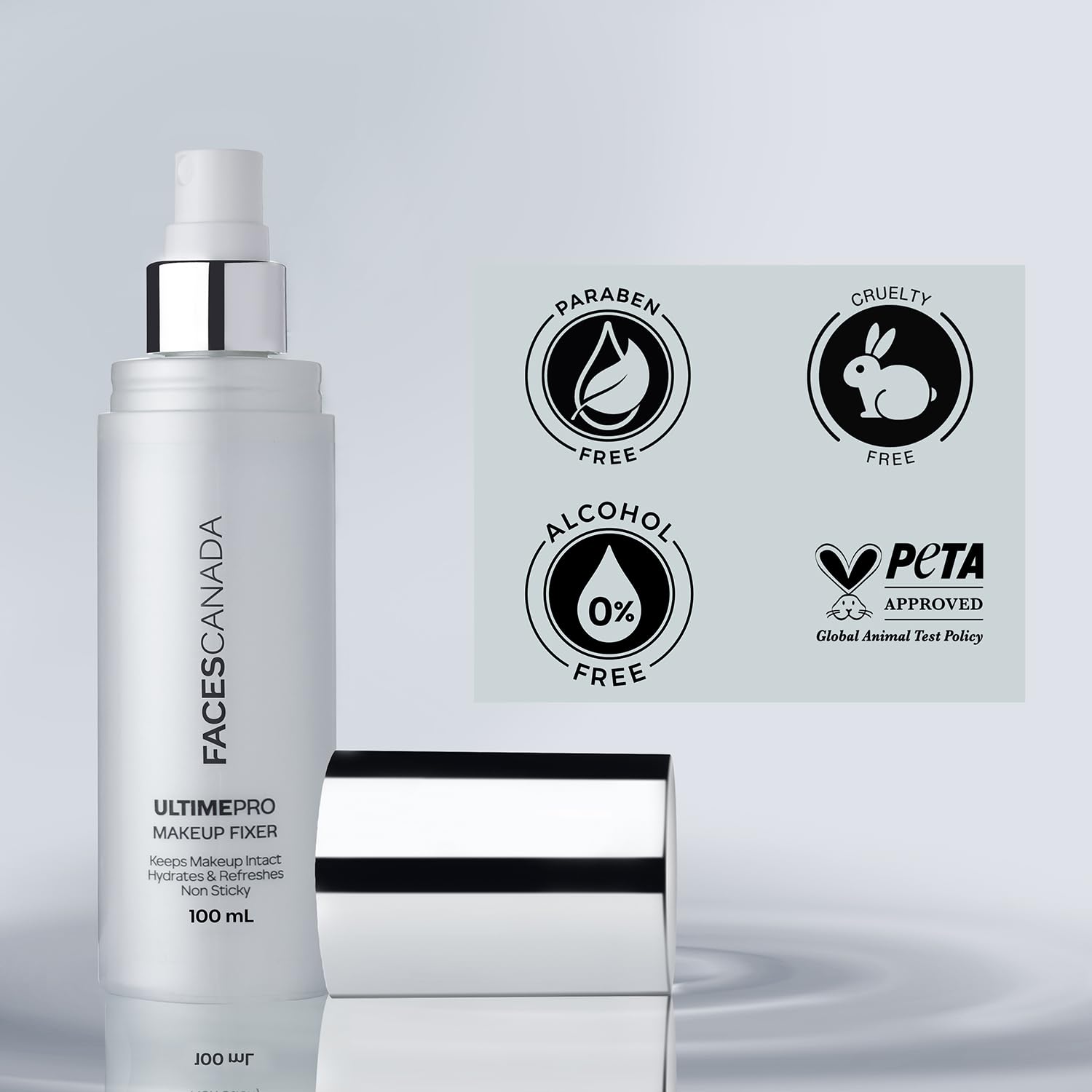 Faces Canada Ultime Pro Makeup Fixer, Long Lasting, Hydrating Makeup Setting Spray