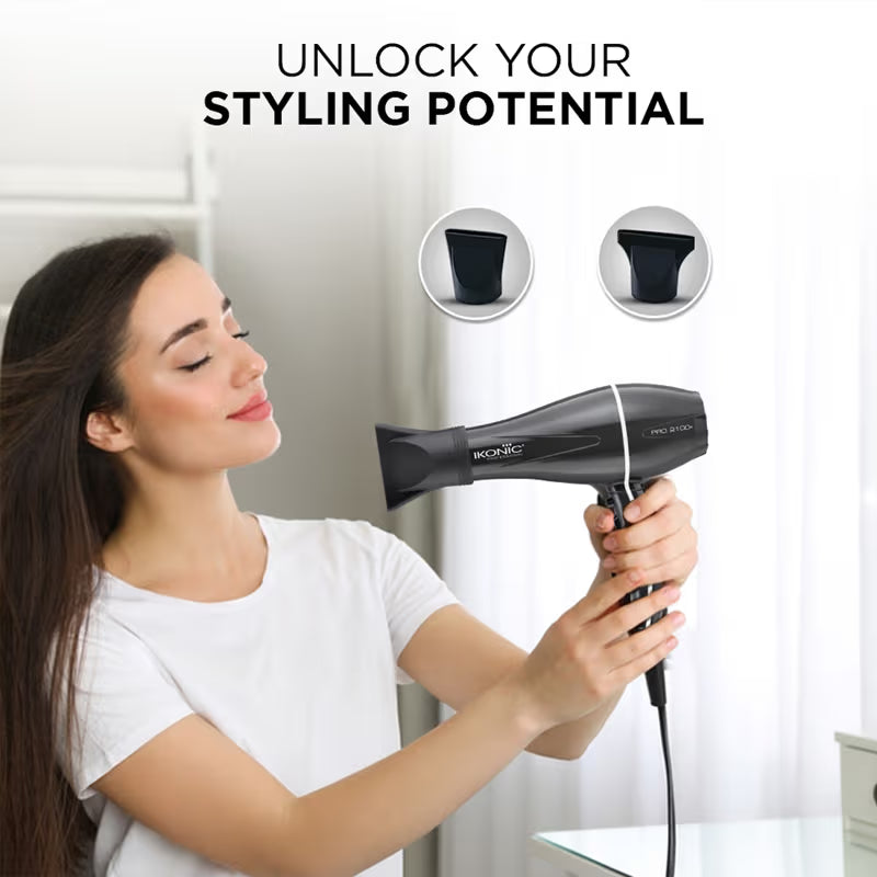 Ikonic Professional Pro 2100 + Dryer - Black