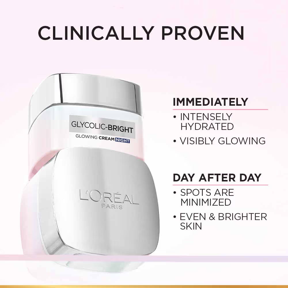 L'Oreal Paris Glycolic Bright Glowing Night Cream