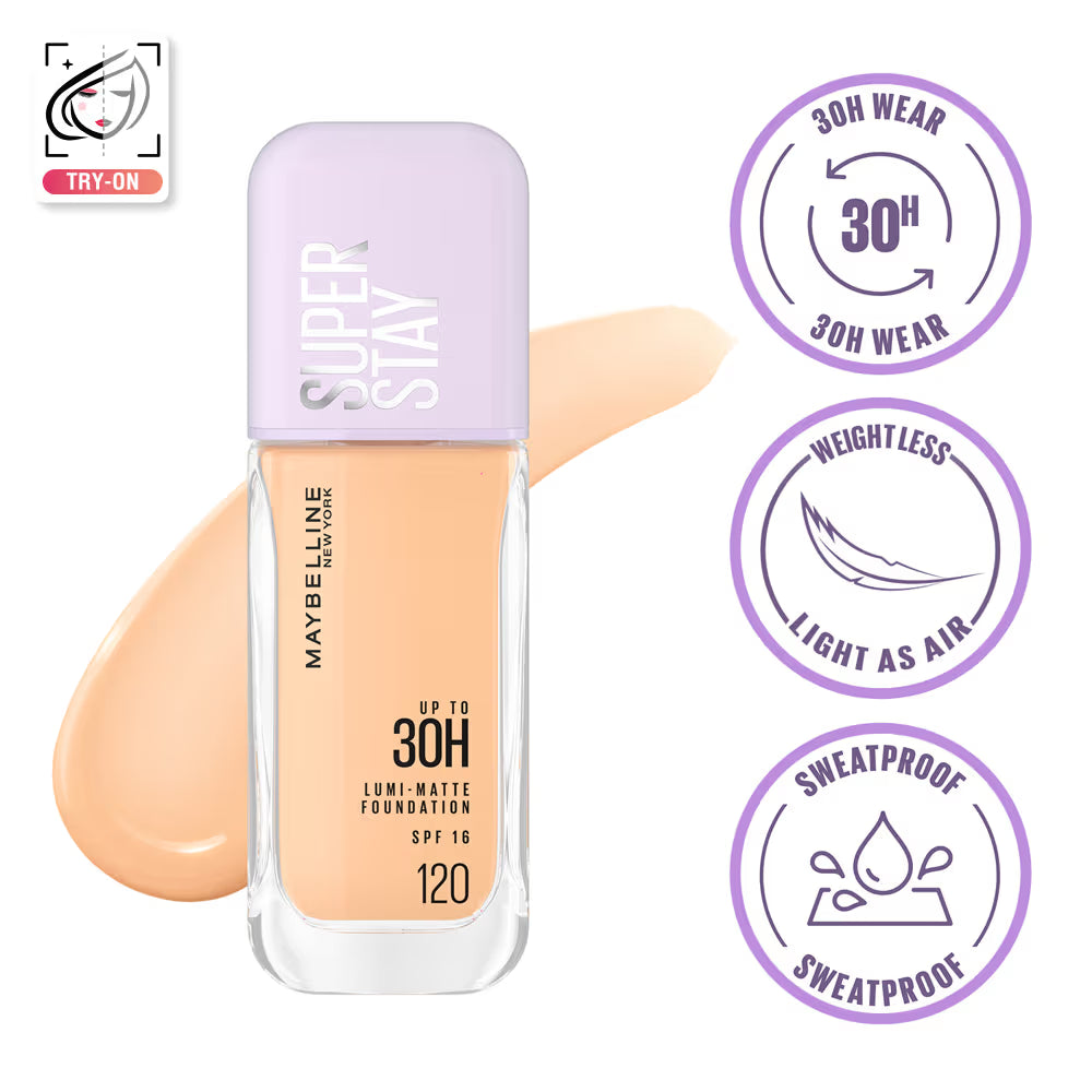 Maybelline New York Super Stay Lumi-Matte Liquid Foundation 30H Longwear