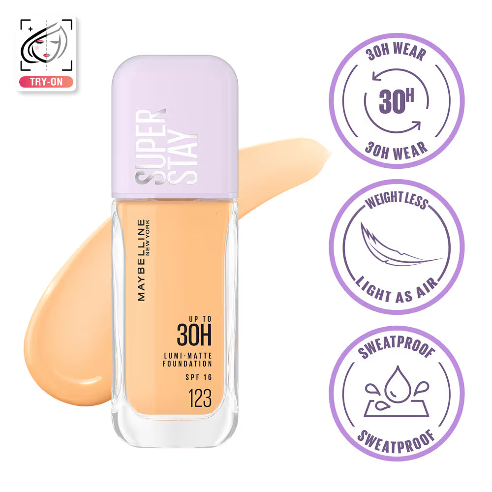 Maybelline New York Super Stay Lumi-Matte Liquid Foundation 30H Longwear