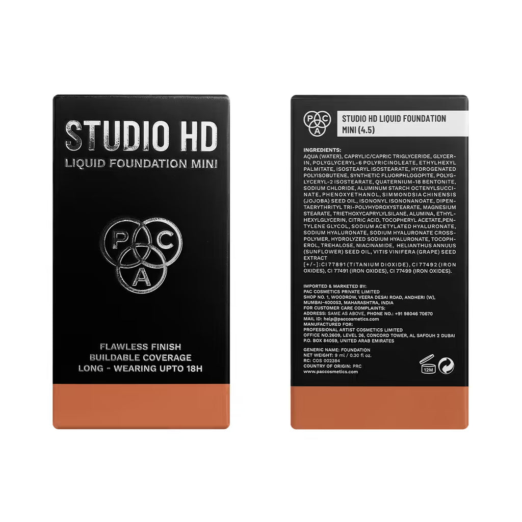 PAC Studio HD Liquid Foundation Mini