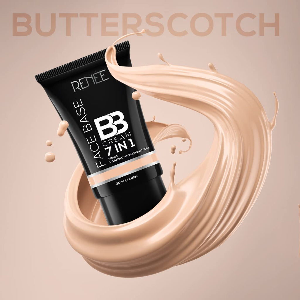 RENEE 7-In-1 Face Base BB Cream SPF 30 - B01 Butterscotch (30ml)