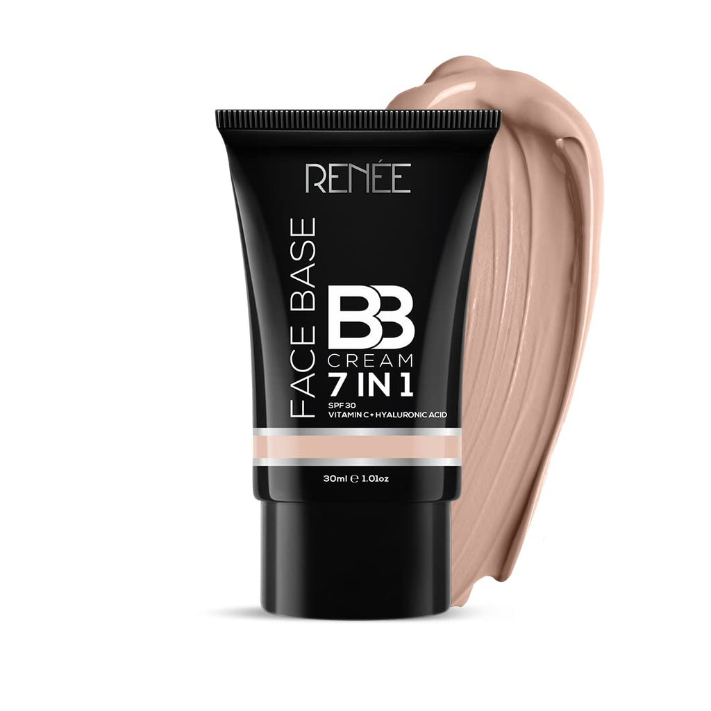 RENEE 7-In-1 Face Base BB Cream SPF 30 - B02 Peanut (30ml)