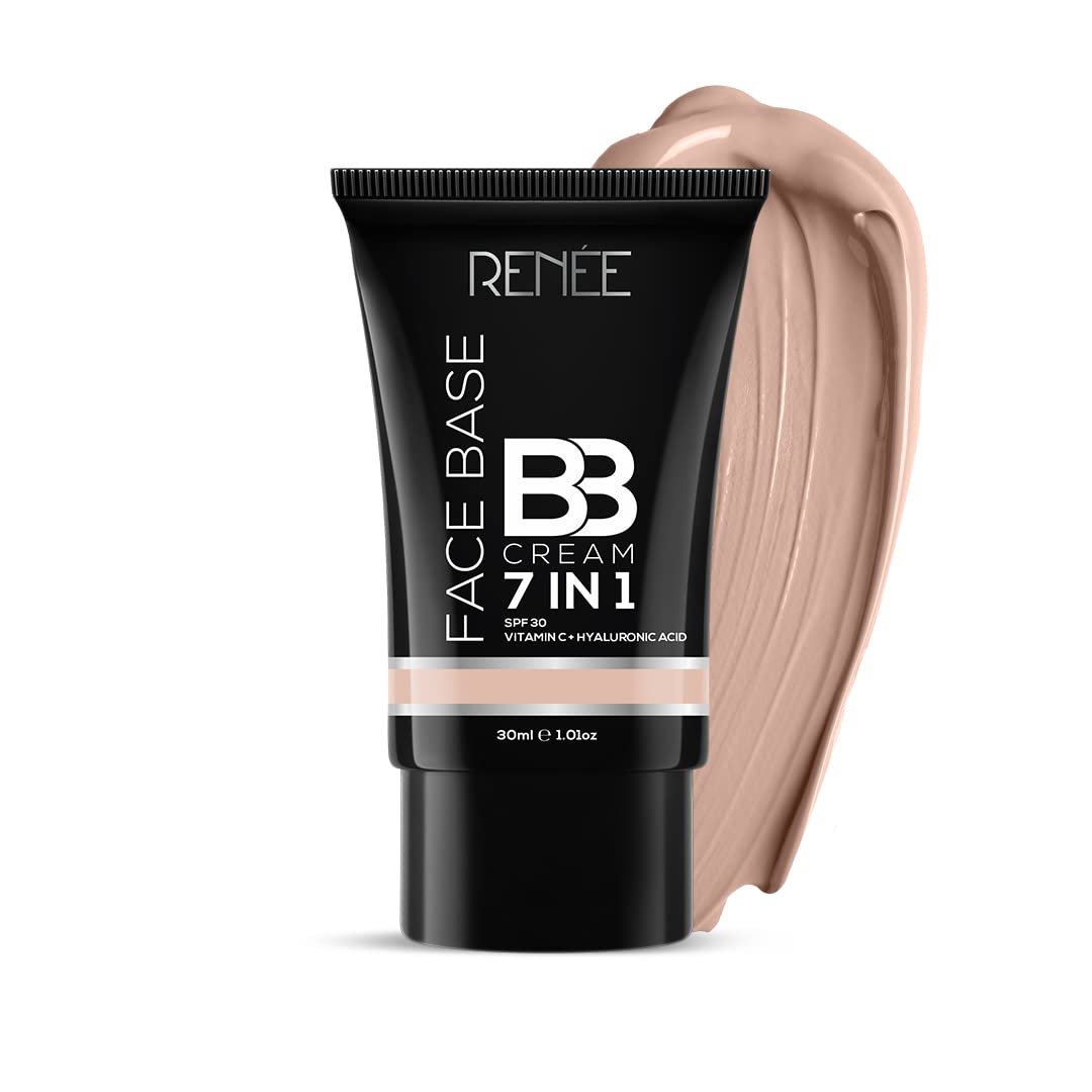 RENEE 7-In-1 Face Base BB Cream SPF 30 - B02 Peanut (30ml)