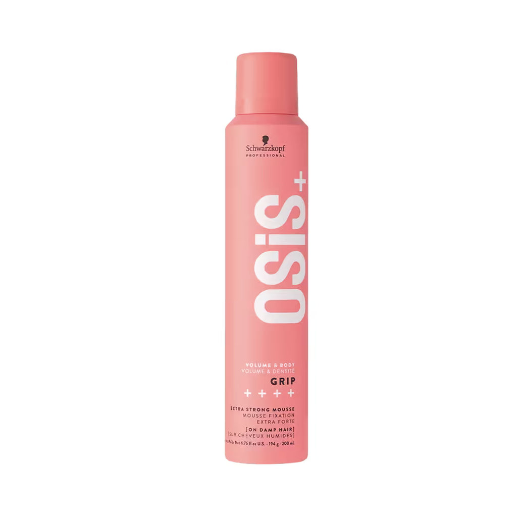 Schwarzkopf Professional OSiS+ Grip Extra Strong Hair Styling Mousse For Natural Shine (200ml)