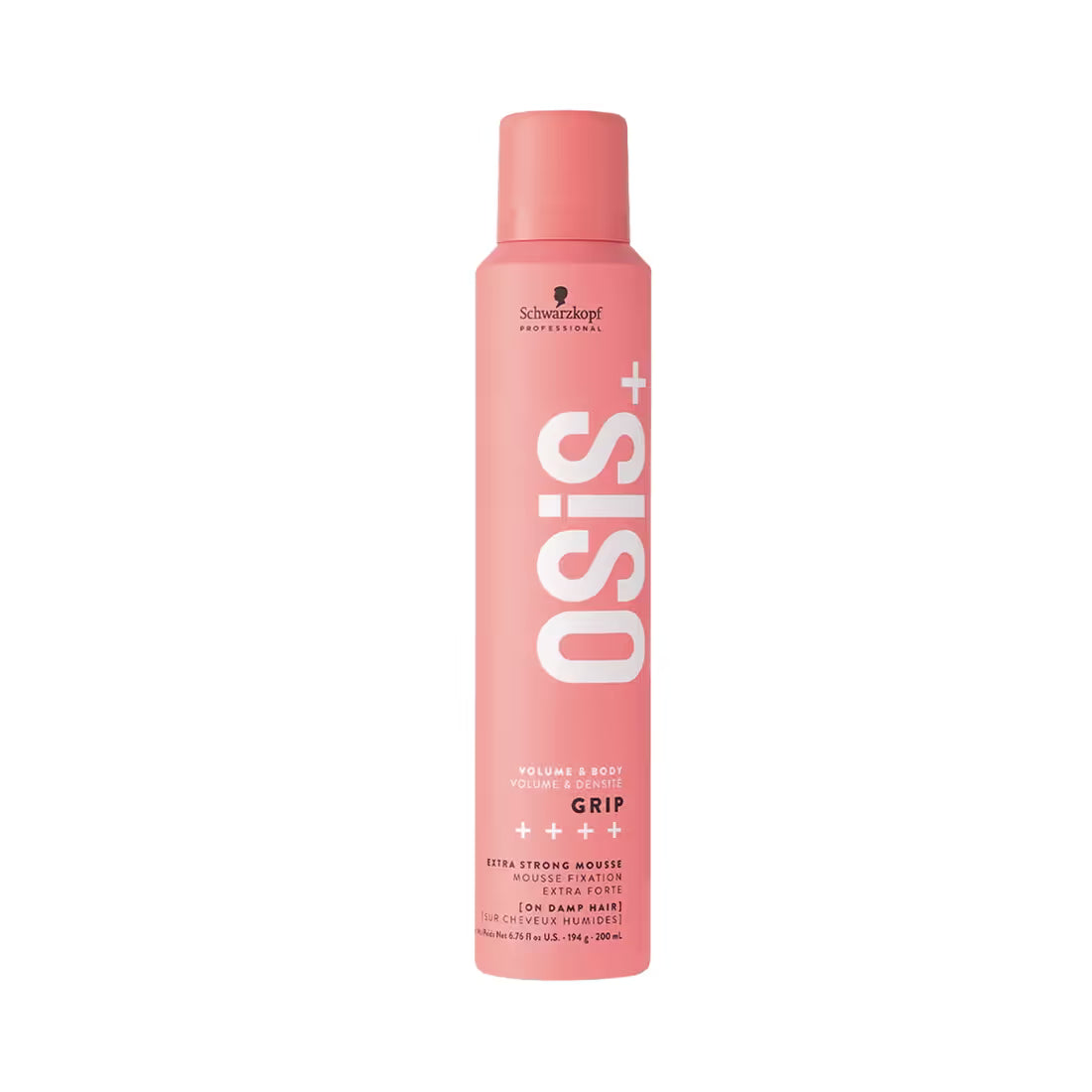 Schwarzkopf Professional OSiS+ Grip Extra Strong Hair Styling Mousse For Natural Shine (200ml)