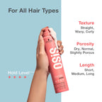 Schwarzkopf Professional OSiS+ Grip Extra Strong Hair Styling Mousse For Natural Shine (200ml)