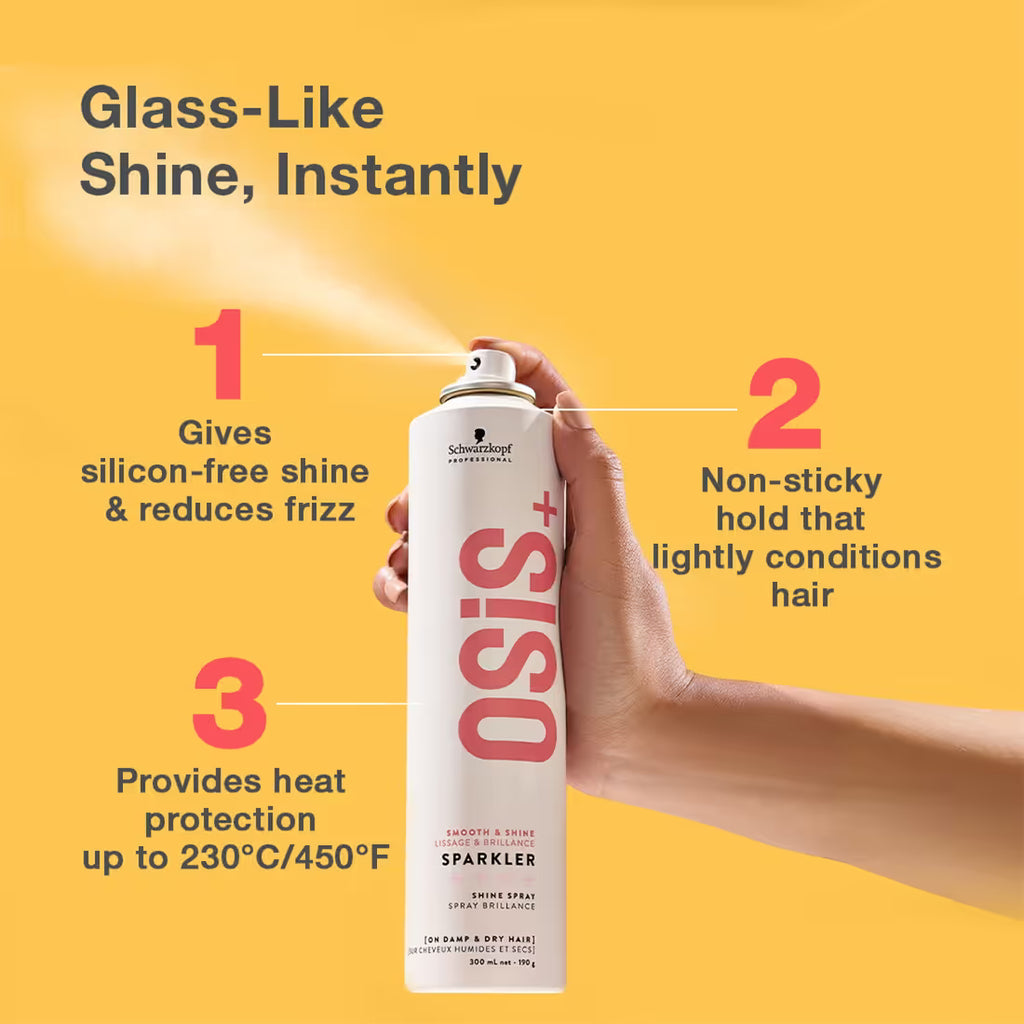 Schwarzkopf Professional OSiS+ Sparkler Hair Styling Shine Spray (300 ml)