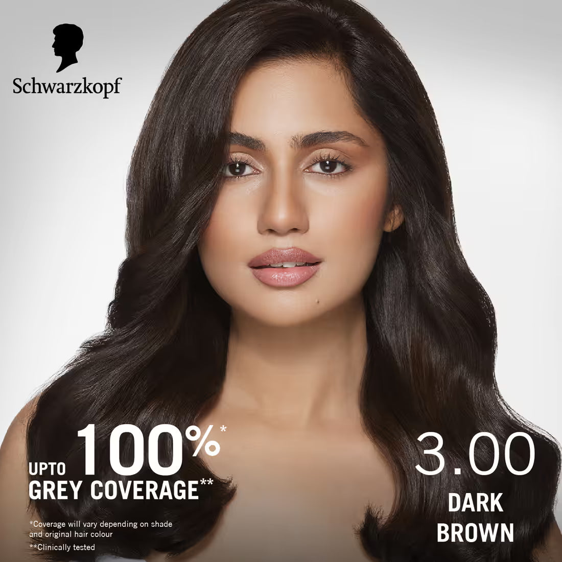 Schwarzkopf Simply Colour Permanent Hair Colour For 100% Grey Coverage - 3.00 Dark Brown (142.5 ml)