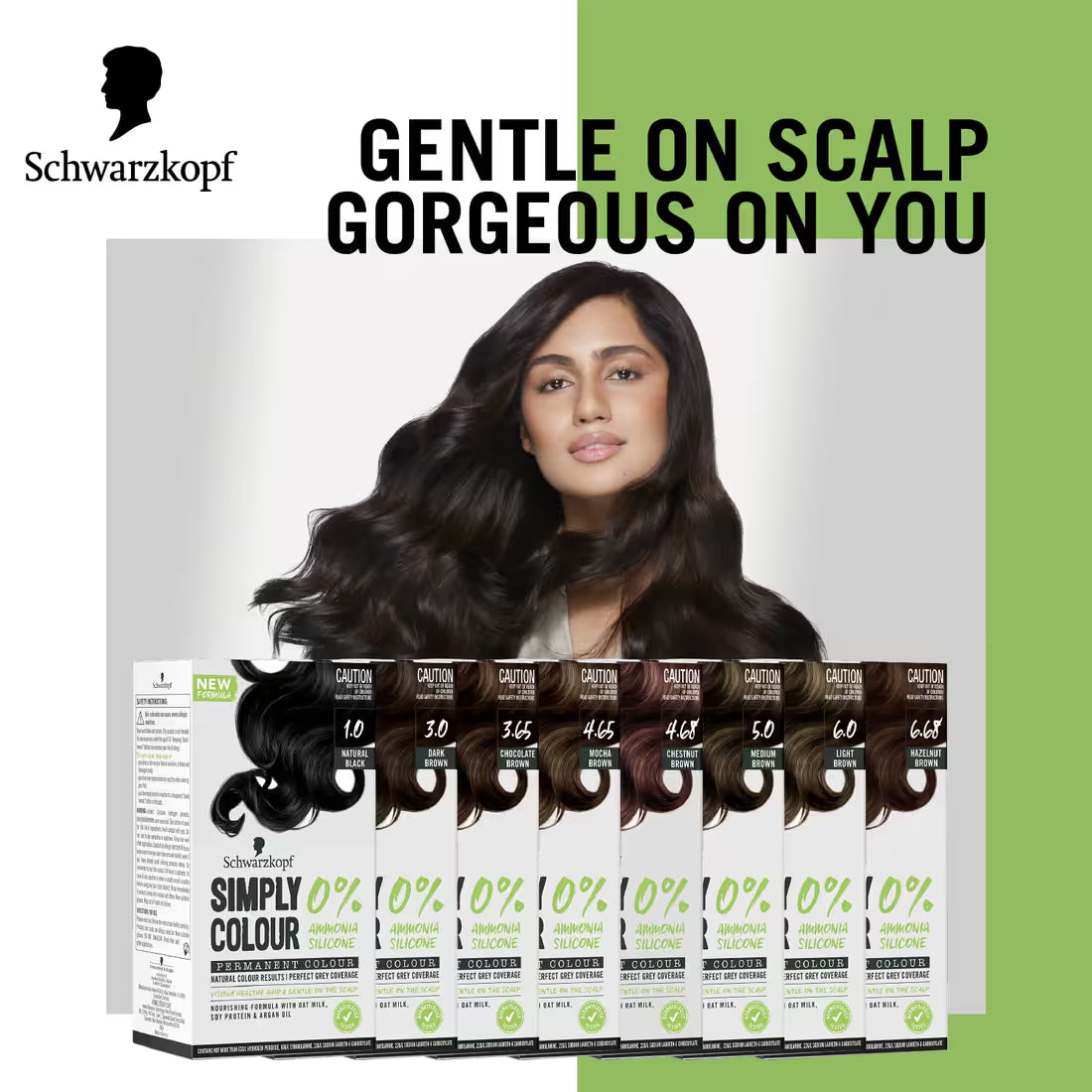 Schwarzkopf Simply Colour Permanent Hair Colour For 100% Grey Coverage - 4.65 Mocha Brown (142.5 ml)