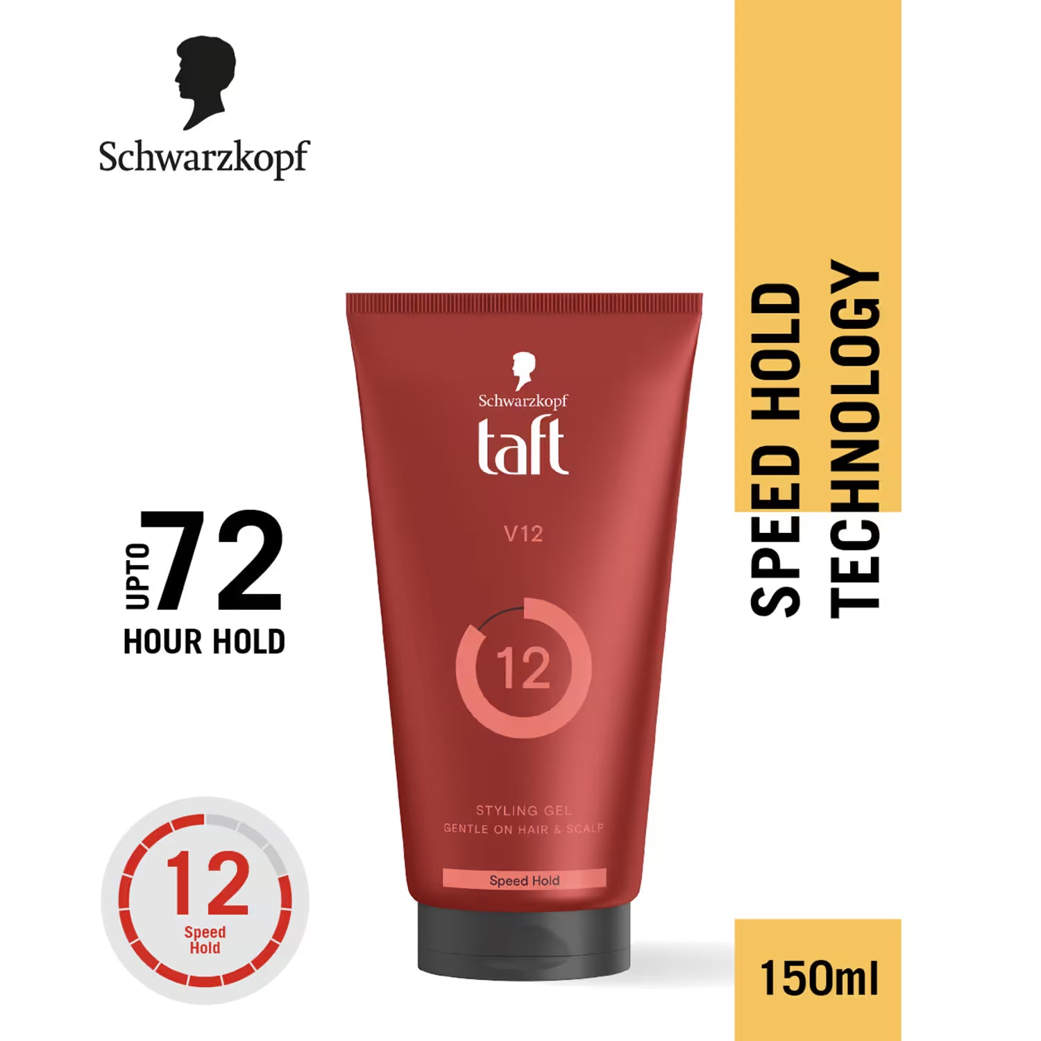 Schwarzkopf Taft V12 Styling Gel Fast Drying (150ml)