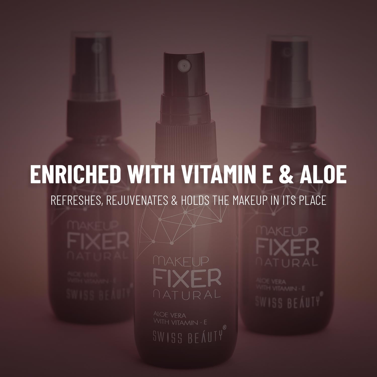 Swiss Beauty Long Lasting Makeup Fixer Natural Aloe Vera With Vitamin-E