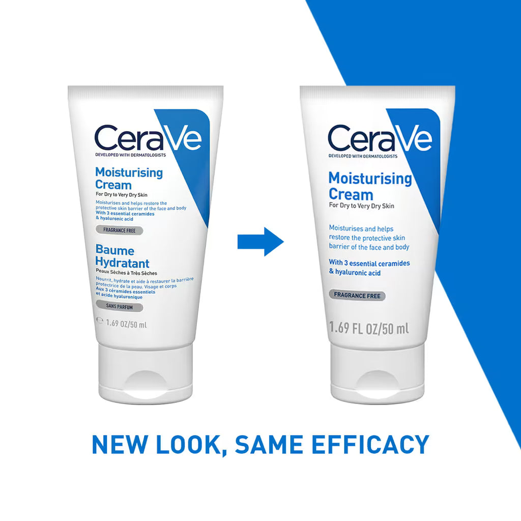 CeraVe Moisturizer Cream For Dry Skin & Barrier Repair (50 ml)